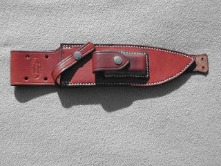 Custom Leather Knife Sheath for Busse Natural Outlaw   NMSFNO