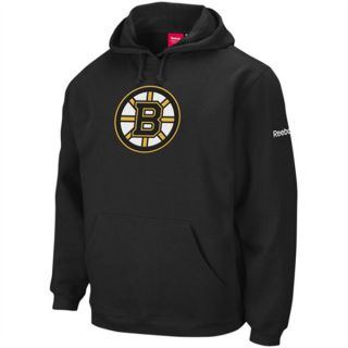 Boston Bruins Reebok BLACK Playbook Hooded Sweatshirt sz XXL 2XL