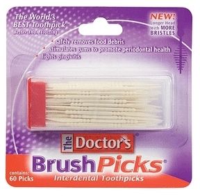 Doctors Brush Picks Interdental Teeth Gum Toothpicks