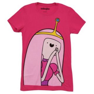   Bubblegum. This is a juniors t shirt, intended for teen girls and slim