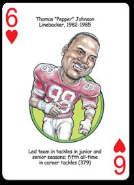 Football Playing Cards For Ohio State Buckeye Fans Includes: