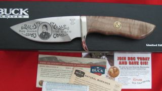 Buck Knife 923CUSLE 923 Custome Bowie Boone Crockett s 65 500 Made New 