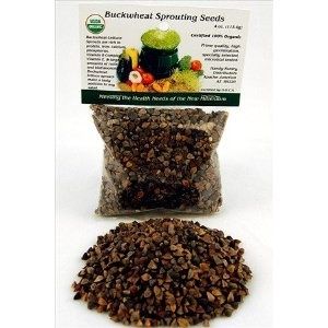 Sprouting Seeds BUCKWHEAT   USDA 100% Organic 4oz B 40