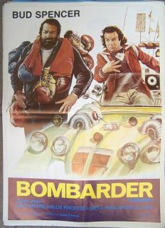 Bomber Bud Spencer RARE YUGOSLAV Movie Poster 1982