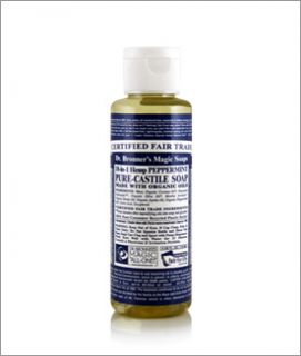 Dr. Bronners Magic Soaps: Liquid Castile Soap, Peppermint 4 oz