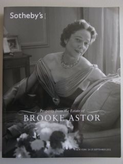 Sothebys Property from The Estate of Brooke Astor Sep 2012