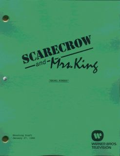 Scarecrow and Mrs King Set of Three TV Scripts Kate Jackson Bruce 