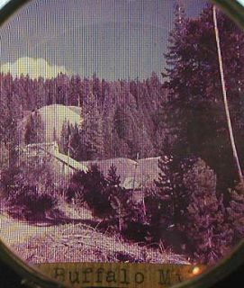 Color slide photograph BUFFALO MINE MILL 1950s Oregon gold mining 