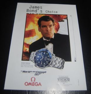    WATCH AD JAMES BOND 007 PIERCE BROSNAN WORLD IS NOT ENOUGH CLIPPING
