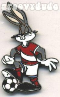 Bugs Bunny Hat Pin Warner Bros WB Brothers Studio Store Enamel Soccer 