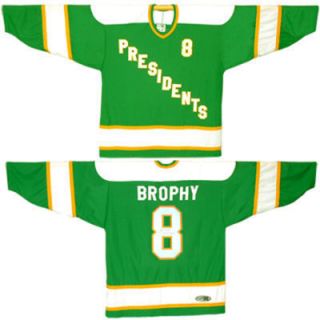 Slapshot Hyannisport Presidents Hockey Jersey 8 Brophy