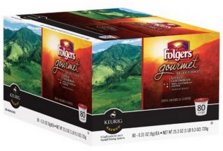   Folgers Lively Colombian K Cup Single Serve Coffee Pods 100% Arabica