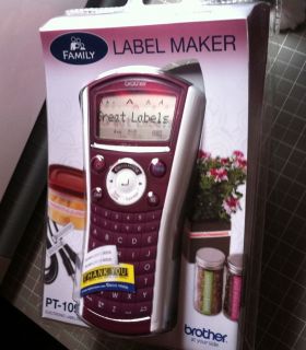 Brother PT 1090 P Touch Home & Family Simply Stylish Labeler