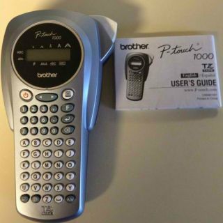 Brother P Touch 1000 Electronic Labeling System Label Printer Labeler 