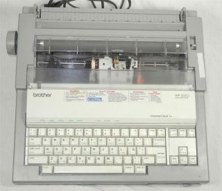 BROTHER WP 3550 WORD PROCESSOR TYPEWRITER WORKING SEE DESCRIPTION