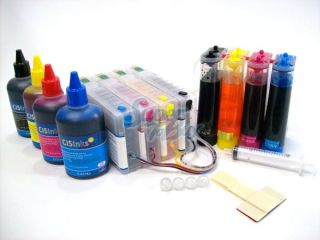 CISS & Ink Set Ink Supply System for Epson Workforce Pro WP4020 WP4530 