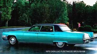  1970 Cadillac Fleetwood Brougham Blue Magnet