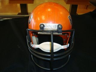   NFL Cincinnati Bengals Old Style Jim Browner Game Used Helmet