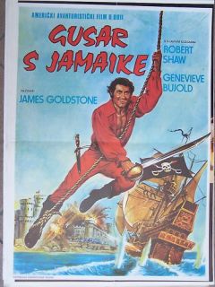 Swashbuckler Robert Shaw G Bujold YUGO Movie Poster 76