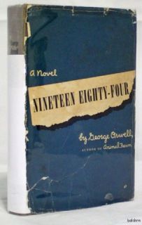 Nineteen Eighty Four ~ George Orwell ~ 1st/1st US ~ Books into Film 