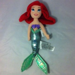 Brand New  Princess Ariel 12 Plush Doll (The Little 