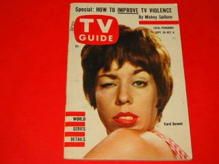 TV Guide September 30 October 6 1961 Carol Burnett