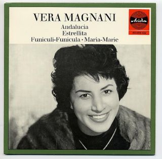 Vera Magnani 7 Single Ariola EP ORCH Bruno Martelli