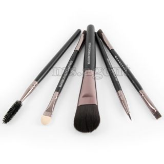 5pcs Makeup Blush Eyeshadow Mascara Brushes Lipstic Cosmetic Brush Set 
