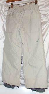 Burton p13 snowboard pants Waterproof nylon shell Polyester lining and 