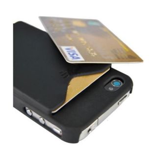 Black Business Cards Hard Case for iPhone 4 4G Film