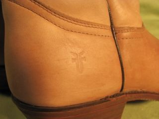   Boot Mens Size 10D Light Honey Buckskin Brown All Leather