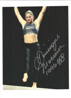 Dominique Moceanu 1996 Olympic Gold Medalist 8x10 on The Balance Beam 