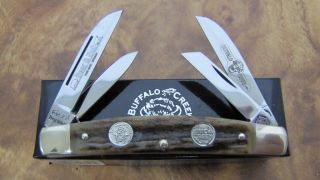 Buffalo Creek Stag Congress Pocket Knife BUF6682DS
