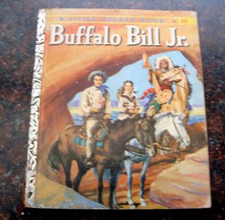 Vintage Little Golden Book Buffalo Bill Jr