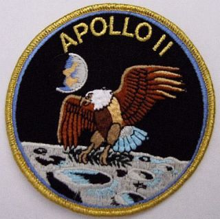   Mission Patch Official NASA Edition Neil Armstrong Buzz Aldrin