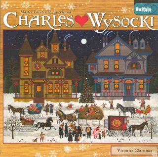Charles Wysocki Buffalo Games Jigsaw Puzzle Victorian Christmas NIB 