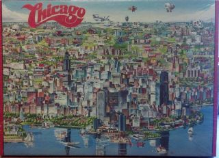 Buffalo Games 504 Piece Chicago City Character Jigsaw Puzzle New