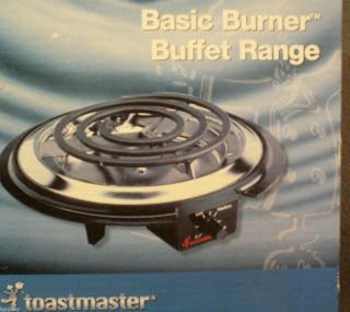 Toastmaster Basic Burner Buffet Range No 6420 Look OT