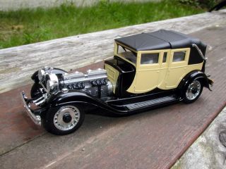   rare 1/43 model of 1927 Bugatti Royale created by Rio in Italy