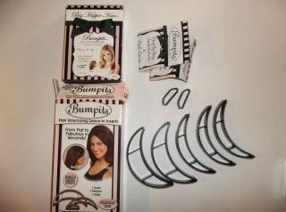 Bumpits Hair Volumizing Leave In Inserts 7 Pcs Brunette Dark Brown or 