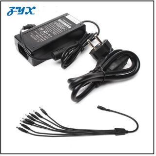   Adapter 1 to 8 Splitter CCTV Cable for Security DVR Camera