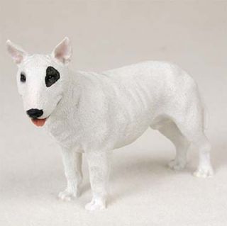 Bull Terrier Hand Painted Collectible Dog Figurine