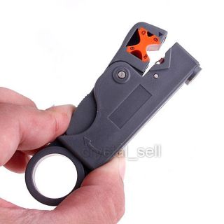 Coax Cable Cutter Wire Stripper Stripping Tool for RG6 RG59 RG5 TV 