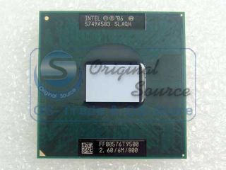 New OEM Intel Core2 DUO T9500 SLAYX SLAQH Socket P CPU Processor 2.6G 