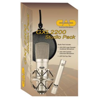 cad gxl2200sp studio condenser mic recording pack this item is brand 