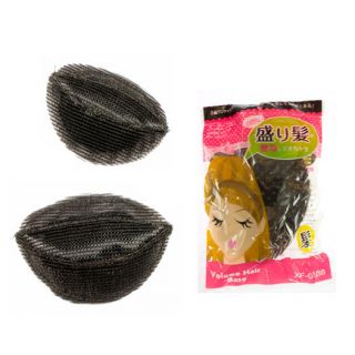 Japanese Fashion Magic Velcro Volume Up Bump Its Hair Inserts Black 