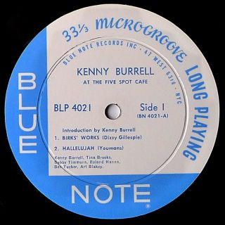 Kenny Burrell on View Five Spot Blue Note BLP 4021 Orig Mono D G NM 