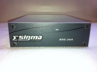 Sigma Electronics BSG 26A bsg26a (new version of bsg 26n) Black Burst 