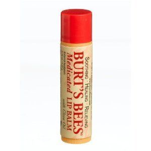 Burts Bees Beeswax MEDICATED Lip Balm (Set of 6) NEW