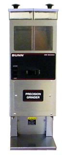 Bunn G9 2 HD s Short Dual Hopper Portion Control Coffee Bean Grinder 